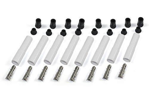 Pertronix Ignition 8502HT-8, Set of 8 White Ceramic Ceramic Spark Plug Boot Kit - Picture 2 of 9