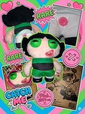 CATCH ME Fuggler Powerpuff Girls BUTTERCUP 9 Plush Pink Button CHASE Variant