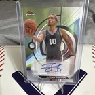 Topps Finest 2023-24 Jeremy Sochan Finest Autographs Hard Signed Auto FA-JS
