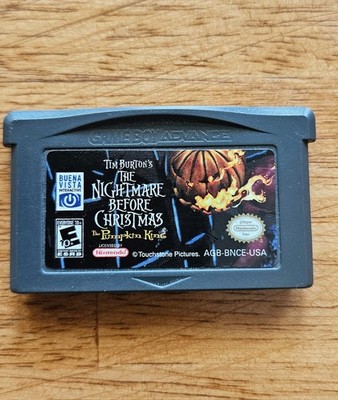 Nightmare Before Christmas: The Pumpkin King Nintendo Game Boy Tim Burton Tested