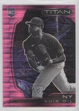 2022 Panini Chronicles Titan Pink Pulsar Prizm Luis Gil #7 0ps8