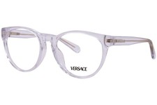 Versace VK3321U 148 Eyeglasses Youth Kids Crystal Full Rim Round Shape 48mm