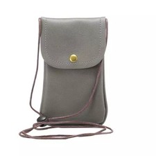 New Universal Mobile Phone Holder Neck Bag Crossbody Pouch Adjustable Strap UK