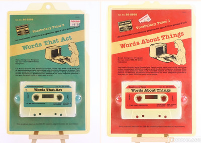 Words That Act & About Things Computer Program Cassette Radio Shack TRS-80 Tandy