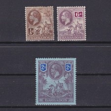 BARBADOS 1912, SG# 170-179, CV £79, part set, MH