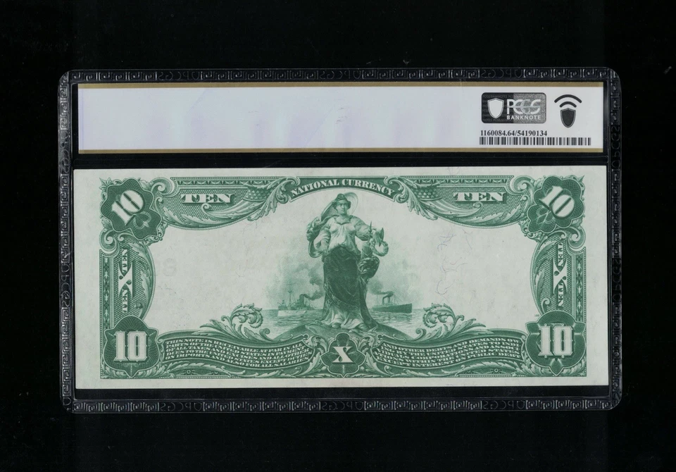SC 1902 $10 Fr.624 National Park Bank New York Ch. # (E) 891 PCGS 64 Choice UNC - Image 3 of 3