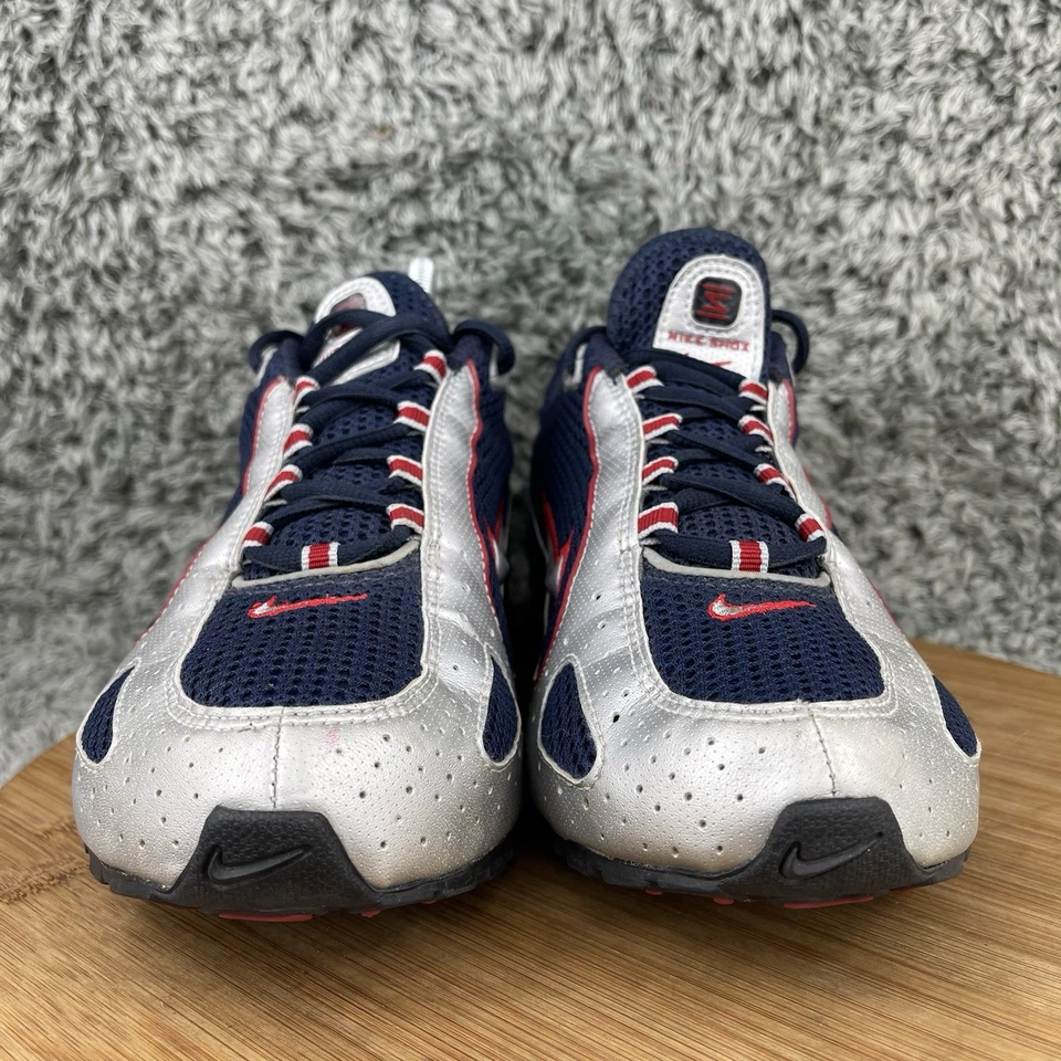 Zapatos Tenis Vintage Nike Shox 2004 Talla 6.5 Y Azul Rojo Plata Retro Y2K Foto 3 de 4