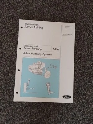 Ford Technisches Service Training Achsaufhängungs-Systeme (1995) - Bild 1 von 4