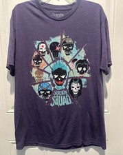 Camiseta gráfica SUICIDE SQUAD DC Comics para hombre camiseta grande Joker Harley Quinn