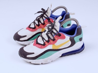 Women's NIKE Air Max 270 React GS Bauhaus Multicolor Shoes BQ0103-001 Size 4.5Y