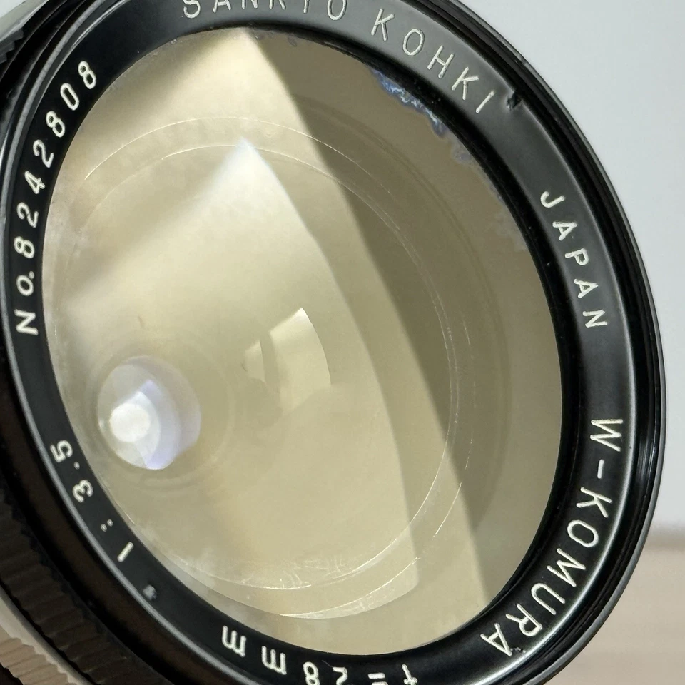 Lente [Exc-] Sankyo Kohki 28 mm f3,5 W-Komura para Pentax M42 Japón G Foto 4 de 4