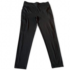 AnyBody Black Leggings Size M 25in Inseam 3 Pockets Elastic Waist