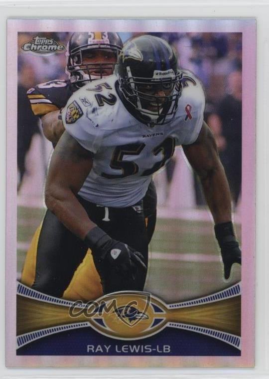 2012 Topps Chrome Refractor Ray Lewis #121 HOF