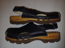 Woody Clogs London  Gr42  Unisex  Schwarz