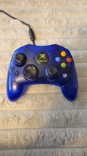 Original Xbox Controller S Translucent Blue – Wired – Fully Functional