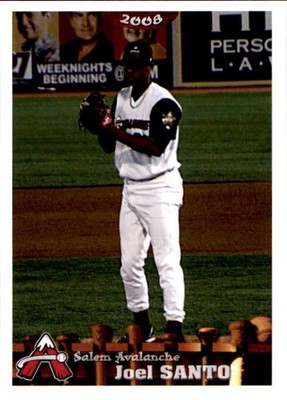 2008 Salem Avalanche Grandstand #22 Joel Santo Dominican Republic Baseball Card