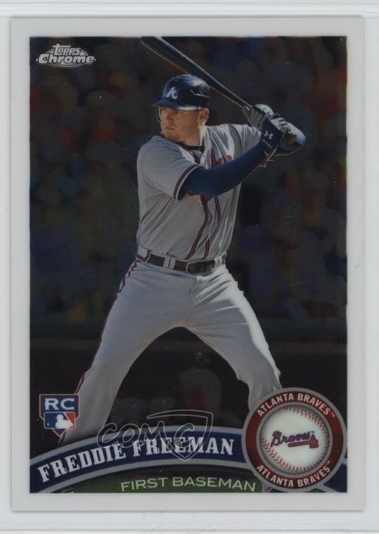 2011 Topps Chrome Freddie Freeman #173 tp9