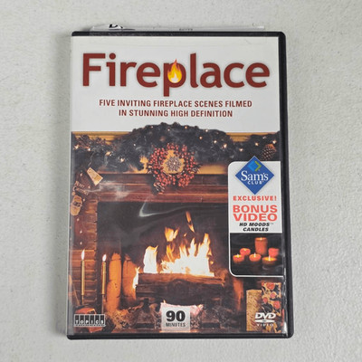Fireplace DVD HD Holiday Scenes Sam s Club Bonus