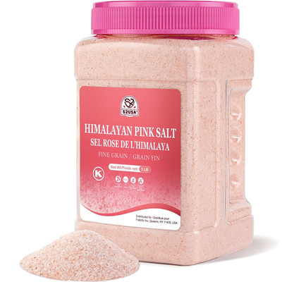 Himalayan Pink Salt Fine, Fine Ground Table and Cooking Salt, 80Oz (5 Pound), 10