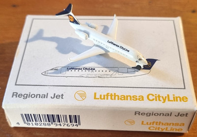 LUFTHANSA (City Line). Bombardier.Schabak # 947/69  Scale 1:600.  Boxed
