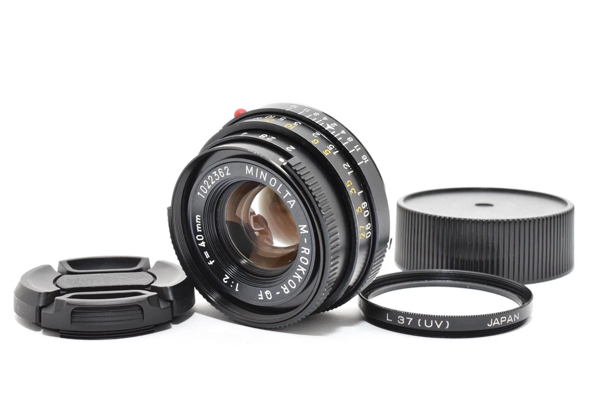 Minolta f/2 Camera Lenses 40mm Focal for sale | eBay