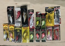 Crank bait Lot (Strike King, Lucky Craft, Rapala, 6th Sense)