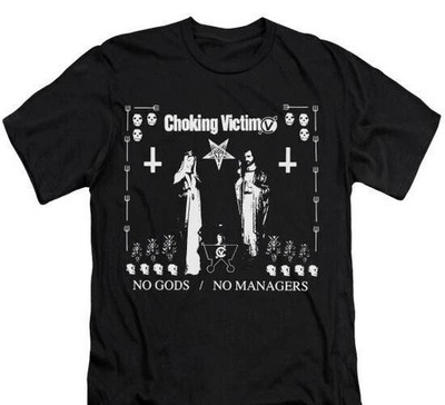 Choking victim No Gods Black Unisex T-shirt  HOT SUMMER