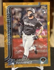 2025 Topps Update Series - Agustin Ramirez #US11 Gold Diamante Foil /50 (RC)
