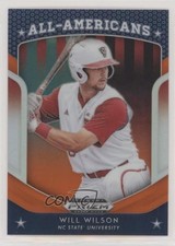 2019 Panini Prizm Draft Picks All-Americans Orange Prizm Will Wilson #33 0d4