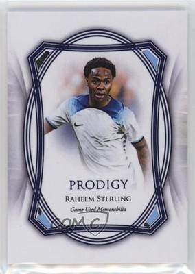 2023-24 Unique World Football Prodigy Relics Sapphire 5/9 Raheem Sterling 1m1a