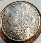 ONE Morgan Dollar 1921-P 90% Silver - 10% Copper Bright and Shiny