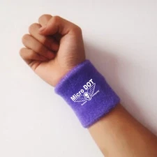 Wrist Sweat Bands. Moisture Wicking Fabric by MicroDOT Helmets Co