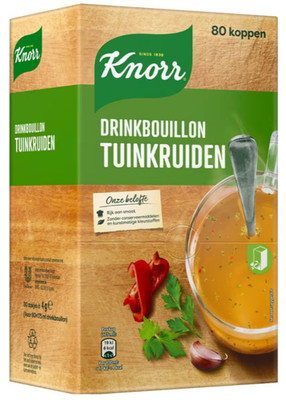 Knorr Trinkbrühe Gartenkräuter (80 x 175 ml) Instantsuppe