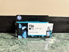 GENUINE HP 730 130-ml Matte Black DesignJet Ink Cartridge P2V65A - EXP 01/2025