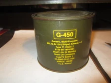 VTG 1979 MILITARY G-450 GREASE MULTI PURPOSE TYPE 5 CLASS 2 SHELL OIL 1 LB CAN