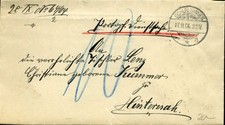 154623) DR Gritter-Steg-K2 Schleusingen 1904 su oggetto di servizio (con contenuto)
