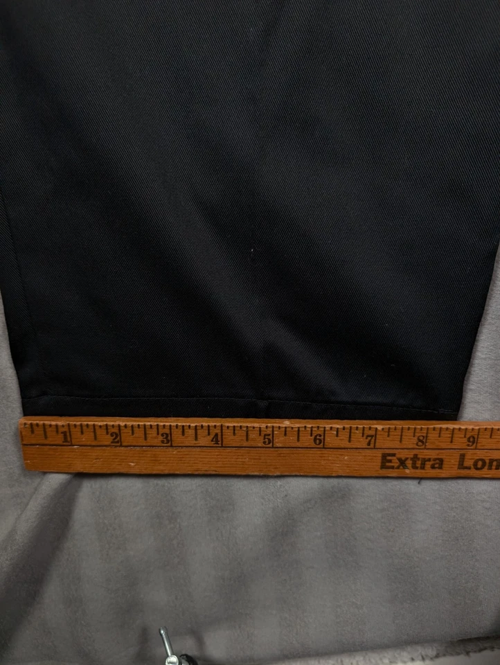 Chef Works Mens Black Baggy Work Pants Draw String Pockets Size XL - Image 3 of 4