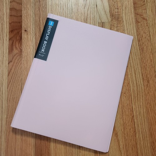 New Sooez, Purple Display Book, presentation binder 9"x12" in, album, keep sake