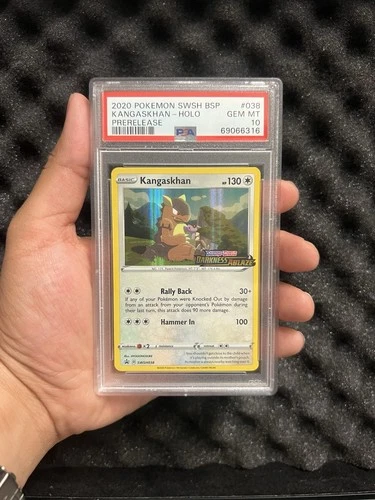 Pokémon Kangaskhan SWSH038 Sword & Shield Promo Holo Prerelease PSA 10 English