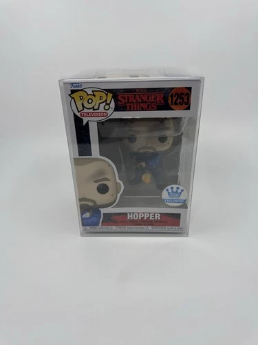 FUNKO POP ! HOPPER 1253 FUNKO EXCLUSIVE STRANGER THINGS DB6