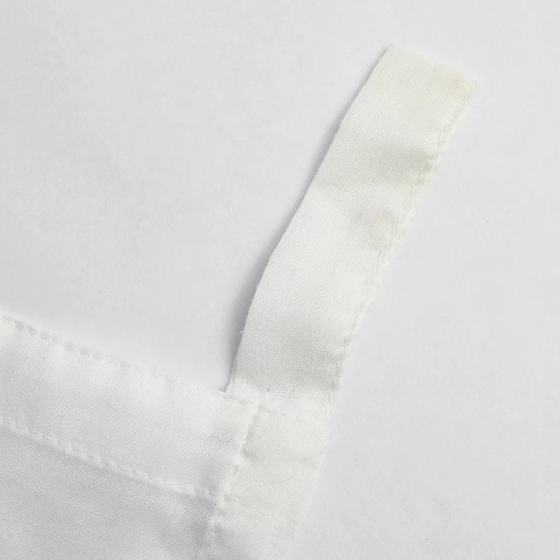 Set Of 2 Matching Ikea Sheer Solid White Panel Curtains 55" x 113.5" W/ Tab Top - Image 4 of 4