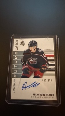 2019-20 SP AUTHENTIC ALEXANDRE TEXIER FUTURE WATCH AUTO RC #052/999 #182