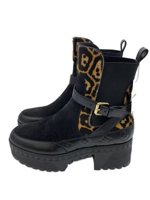LOUIS VUITTON/Boots/Size 40/Black