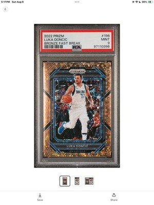2022-23 Panini Prizm - Luka Dončić #196 Bronze Fast Break Prizm /20 Low Pop