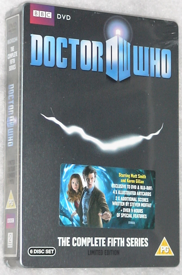 Dr. Doctor Who Komplet Staffel Fünf 5 Limitierte Edition Steelbook DVD - Bild 1 von 1