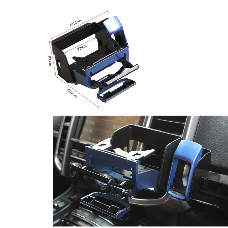 Car Outlet Air Vent Drink Holder Clip Mounted Cup Bottle Can Holder Plastic Rack - Изображение 4 из 4