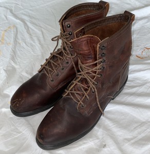 oxblood work boots