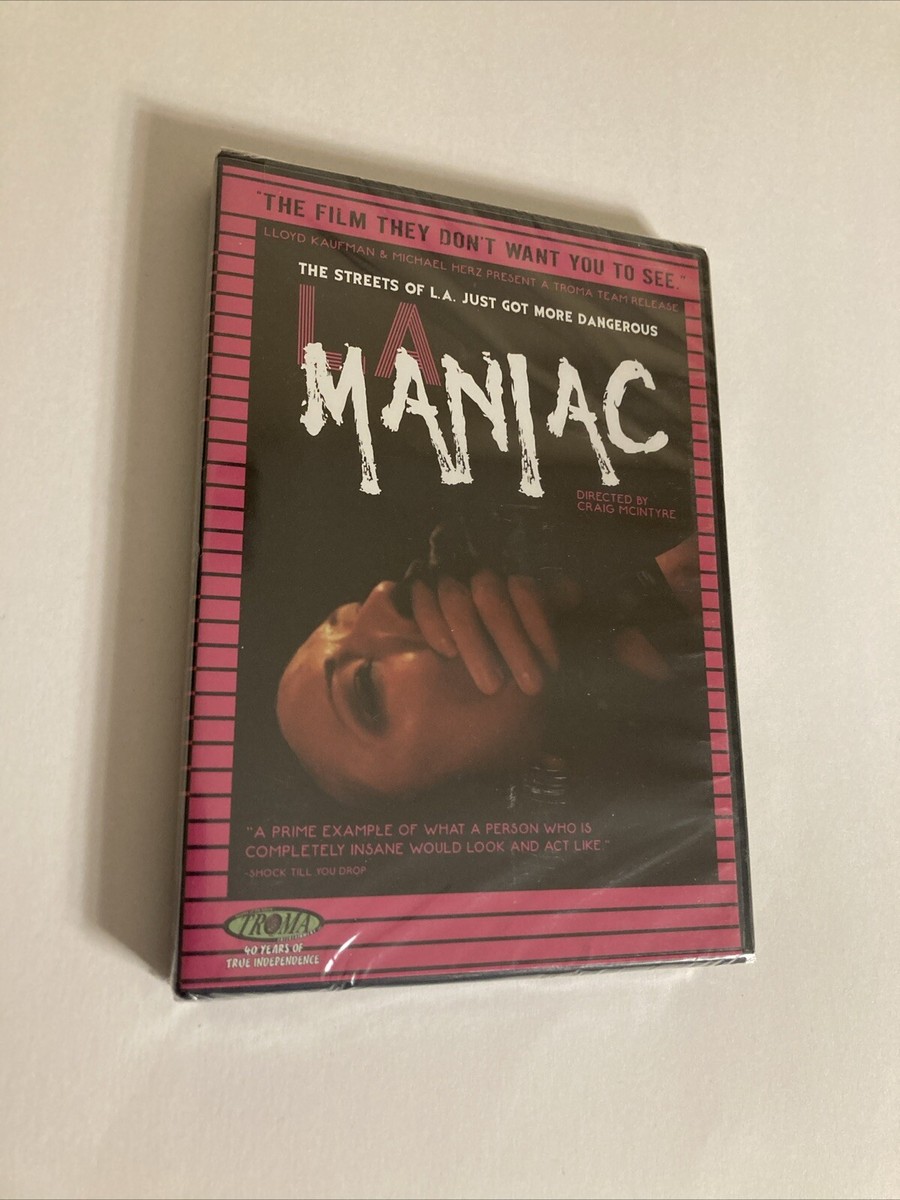 L.A. Maniac DVD Celeste Marie Martinez 2011 Horror Movie