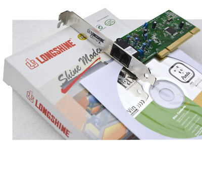 INTERNES PCI MODEM FAXMODEM LONGSHINE LCS-8056 FÜR WINDOWS 98SE 2000 XP NEW NEU