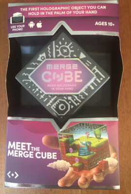 Merge Cube Hold Holograms in Your Hand Virtual Game Toy for IOS Android Tablet